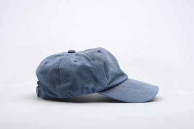 Cotton Cap in Washed Navy and Washed Black