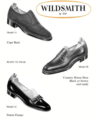 A page from an old Wildsmith product catalogue