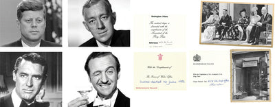 Celebrity Wildsmith customers and some receipts from royalty