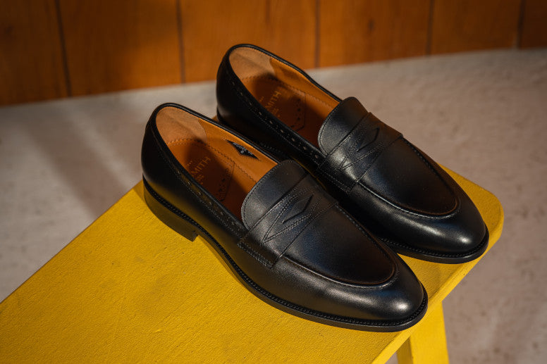 Wildsmith Model 88 mens leather-soled belgian tassel loafers